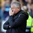 INJURY WOES: Only three Premier League clubs had lost more playing days to injuries than Chris Wilder's Sheffield United at the last count
