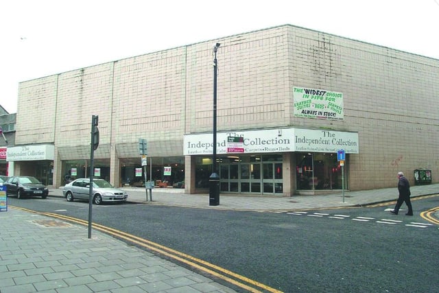 For a period of time, the former Co-op building housed a furniture and carpet retailer before it was demolished in 2008.