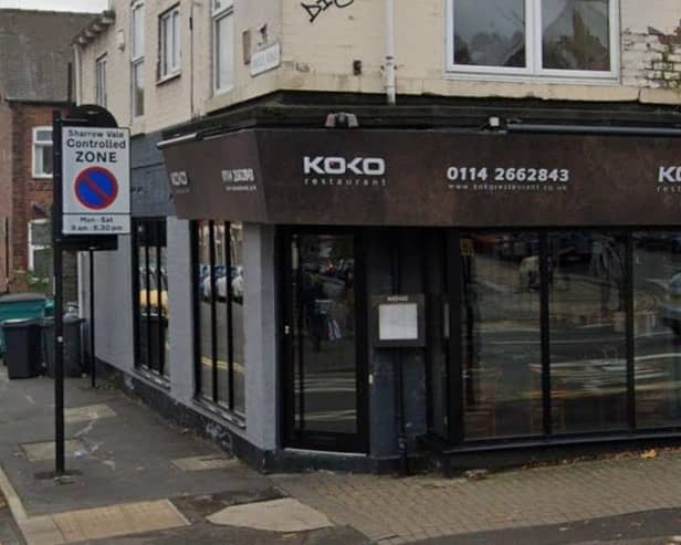The Japanese fusion restaurant Koko, on Ecclesall Road, Sheffield, has been put up for sale with an asking price of just £1. Photo: Google