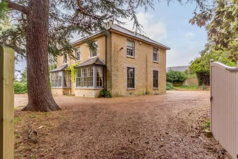 This impressive six bedroom village Manor House is located on the edge of the village of Wittering. The property is a Georgian Manor House which was built in the late 1700’s, and still retains many of the original period features such as high ceilings, deep skirting boards, fireplaces with open fires and original casement shutters. Guide price of £1,250,000.