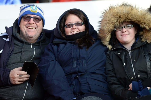 Owls fans at the City Ground in December 2019