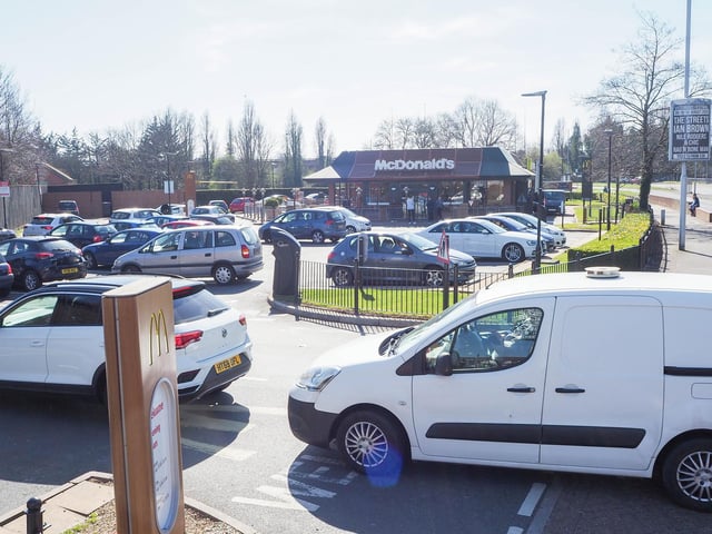 People in Portsmouth rushed out to get one final McDonald's before they shut on March 23.