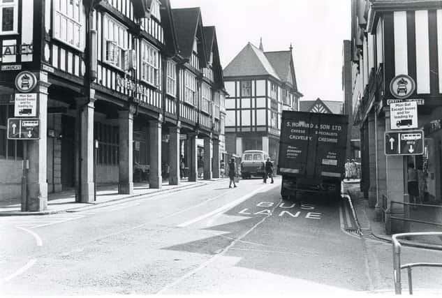 Chesterfield then and now. Knifesmithgate Chesterfield, June 1979.