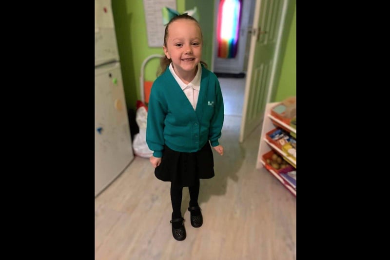 Parents from across the Portsmouth area shared photos as their children returned to school after the summer holiday on Thursday, September 2, 2021. Pictured is Sydney-Mae, now in Year 2. 