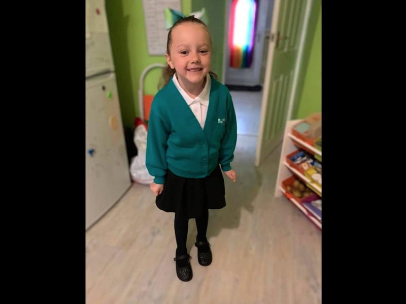 Parents from across the Portsmouth area shared photos as their children returned to school after the summer holiday on Thursday, September 2, 2021. Pictured is Sydney-Mae, now in Year 2.