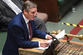 Sir Keir Starmer, Leader of the Opposition, at Prime Minister's Questions