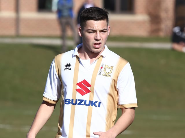The striker returns to the Dons on loan for the remainder of the campaign.