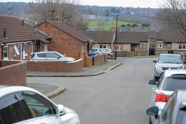 Ashpool Close at Woodhouse where police were called to a shooting. Picture: Dean Atkins.