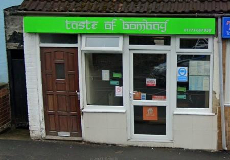 Taste Of Bombay, at 143 High Street, Tibshelf, Alfreton was handed a two-out-of-five rating after assessment on December 2.