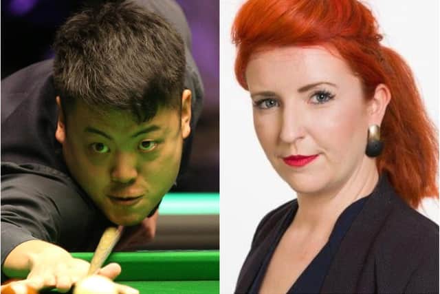 Sheffield MP Louise Haigh has called for Liang Wenbo to be banned from the World Championships in Sheffield.