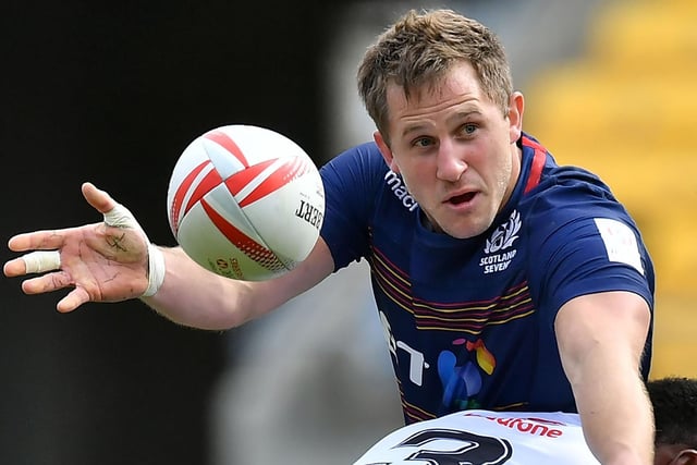 Possibly best known as an international sevens player for Scotland and Great Britain, former Earlston High School pupil Mark Robertson, 35, also turned out for Melrose, the Border Reivers and Edinburgh. (Photo: Marty Melville/AFP via Getty Images)