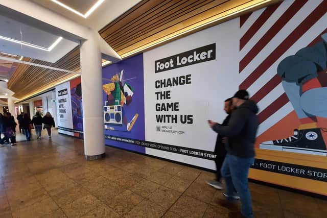 Footlocker is moving to a new unit treble the size of its existing one