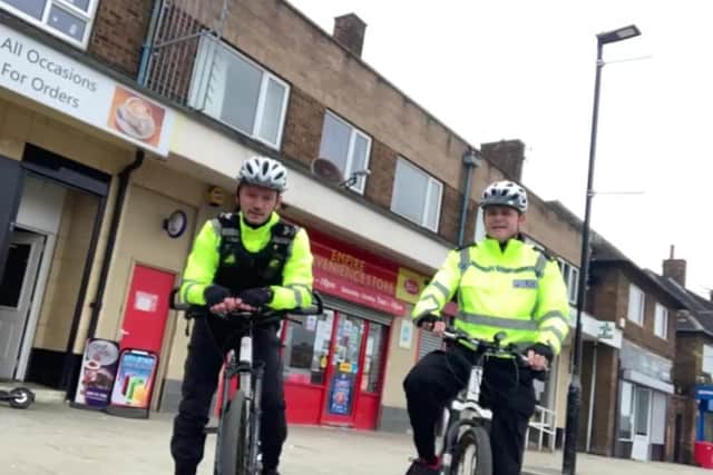 Police officers in Sheffield are carrying out interactive bike patrols of Parson Cross, Fox Hill, Southey and Longley