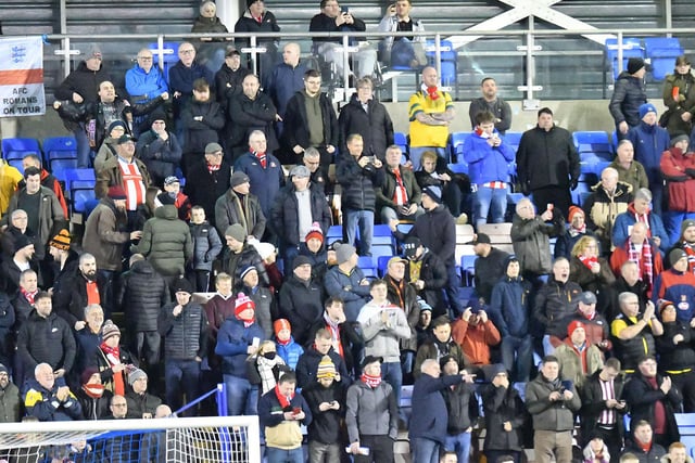 It was another good turn out from Sunderland supporters on the road at Shrewsbury Town. Picture by FRANK REID