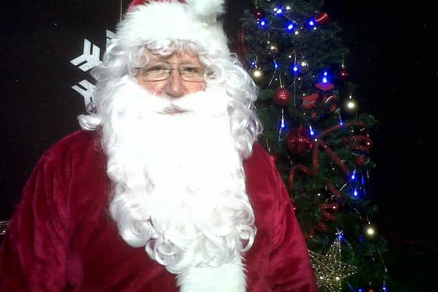 Alan Turner makes a convincing Father Christmas