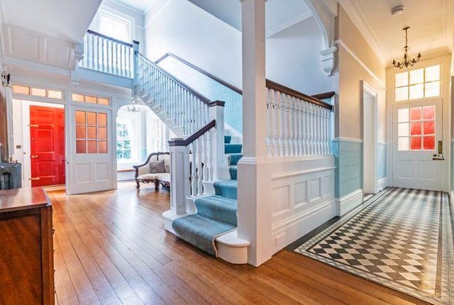 Located on Highfields, Oundle Road, Orton Loungeville, Peterborough, PE2, this eight bed house oozes style. This property was originally built in 1899 and is steeped in history, offering almost 6000 square feet of living accommodation and further outbuildings. Property agent: Wilson&co. bit.ly/3mLrcC7