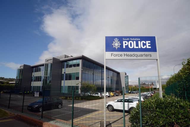 A police pursuit ended with a crash on Saturday, April 15 after a driver reportedly failed to stop for officers. Pictured is South Yorkshire Police HQ, which borders Attercliffe Common on one side.