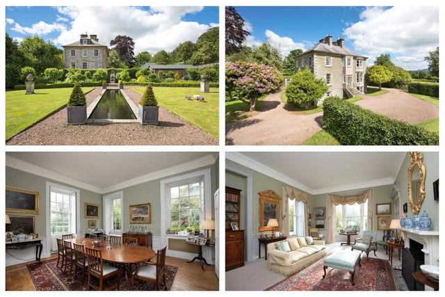 This four storey traditional Georgian country house sits just south of the historic town of Hawick, less than an hour away from Edinburgh. It features a classic and elegant interior with a spectacular curved staircase, generously sized bedrooms and a beautifully groomed walled garden and paddock.

On the market for 725,000 GBP