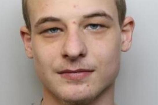 Callom Taylor, aged 19, pictured, was involved in four separate incidents around Gleadless after he attacked a man with nunchucks, stabbed a man in the street, stabbed a couple in their home and stabbed another man in the chest during a robbery, according to a recent Sheffield Crown Court hearing.
Taylor, of no fixed abode, who pleaded guilty to assault occasioning actual bodily harm, three counts of possessing an offensive weapon, four counts of wounding with intent and one count of robbery received a 23-year extended sentence, comprising of 18 years of custody and a five-year extended licence period.