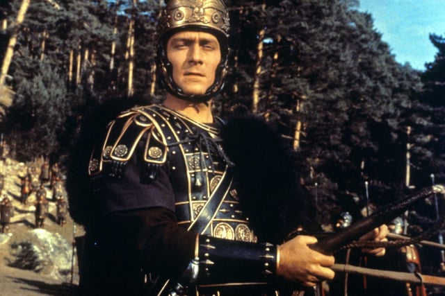 Christopher Plummer in The Fall Of The Roman Empire in 1964.