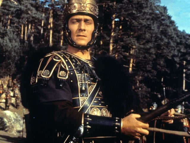 Christopher Plummer in The Fall Of The Roman Empire in 1964.
