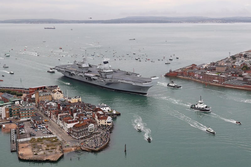 HMS Queen Elizabeth will be the flagship of the Royal Navy after entering active service in 2021