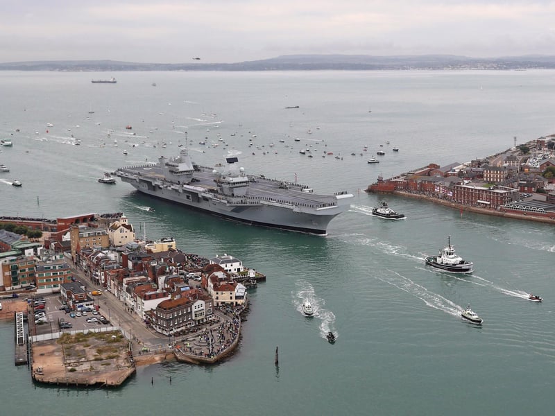 HMS Queen Elizabeth will be the flagship of the Royal Navy after entering active service in 2021