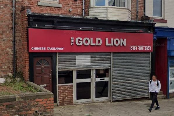 The Gold Lion takeaway on Dean Road in South Shields has a 4.6 rating from 89 Google reviews.