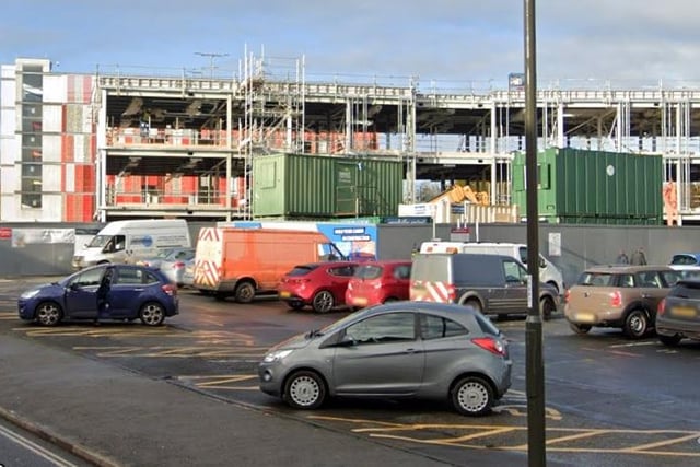 The latest Google map shows preparation work for theoffice block going up on the Donut roundabout with the new multi-storey car park behind it.
