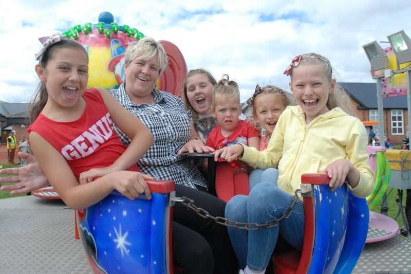 Denise Graham with children from Cleadon Park at the Family Centre in 2013. Does this bring back happy memories?