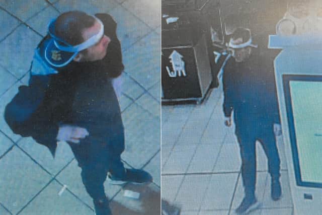 CCTV images released by police after man robbed at knife-point in ...
