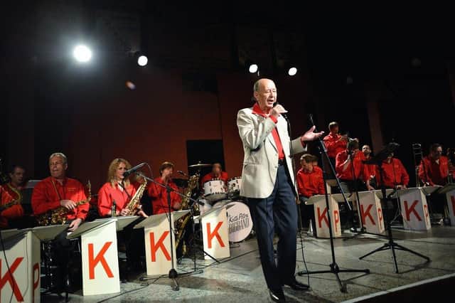 The Keith Peters Big Band on stage