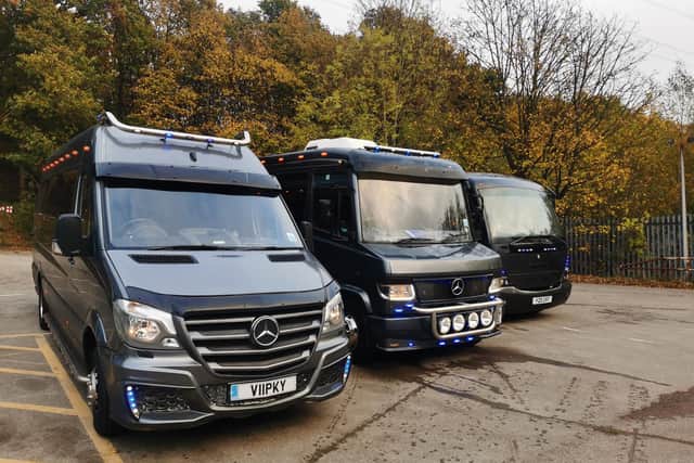Ky has a fleet of six minibuses and says that to replace them would cost upwards of £480,000.