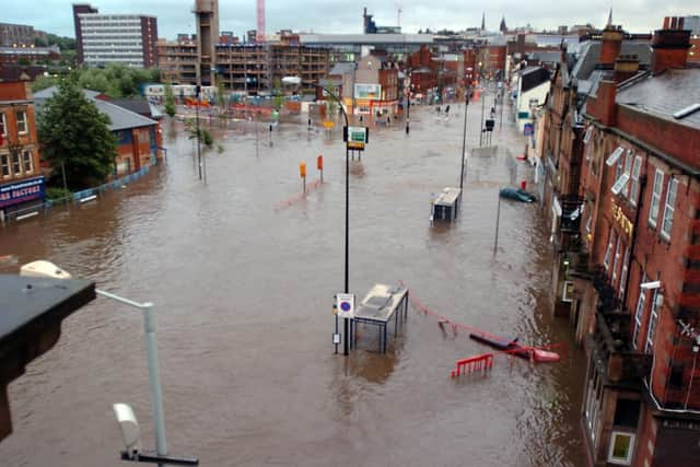 Two people died in the Sheffield flood of 2007. On 25 June, Sheffield suffered extensive damage as the River Don over-topped its banks, causing widespread flooding in the Don Valley area of the city. A 14-year-old boy was swept away by the swollen River Sheaf at Millhouses, and a 68-year-old man died after attempting to cross a flooded road in Sheffield city centre.
