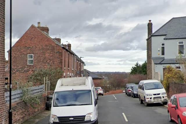 Cross Myrtle Road in Heeley, Sheffield, where a man was seen acting suspiciously by crouching behind a vehicle before following a woman (pic: Google)