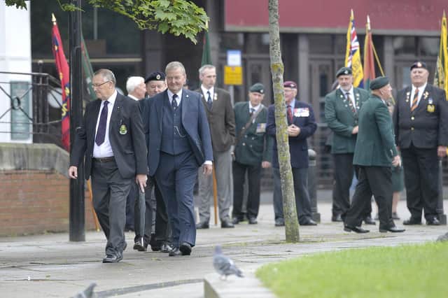 The event was held to show support for those who have and are still serving in the UK's armed forces across the world.