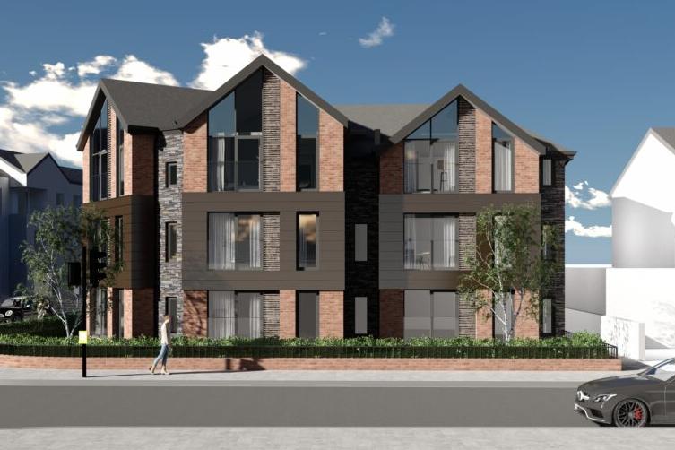 Work is set to start on building the apartments next month.