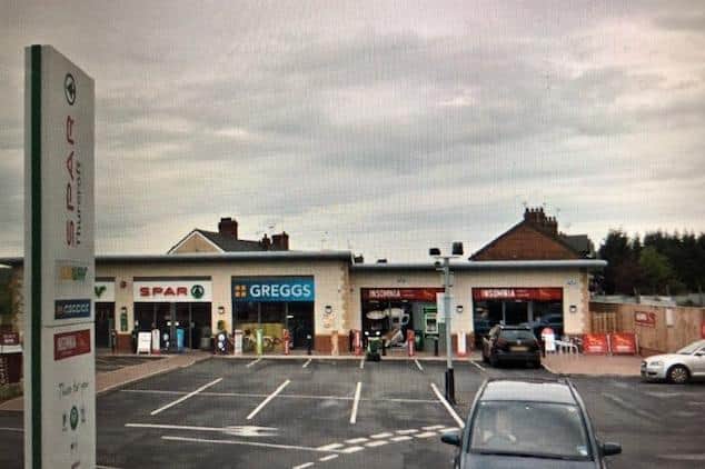 A shoplifter has been jailed after he struck at the Spar store, on Green Arbour Road, at Thurcroft, in Rotherham, pictured. Courtesy of Google Street View.
