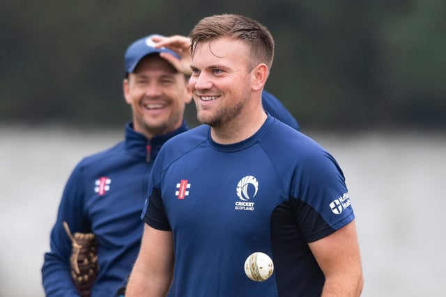 The cricketer captained Heriot's to a Scottish Cup and East Premiership cricket double as well as being a key figure in the Scotland team who reached the T20 world cup finals.