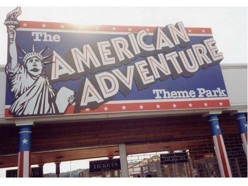 The American Adventure Theme Park entrance