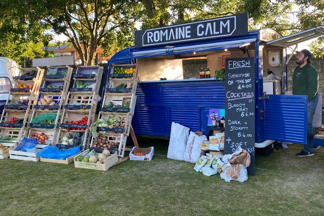 Romaine Calm were set up to offer an alternative to supermarkets and to support local and independent suppliers during the pandemic - but they are set up selling fresh, locally sourced fruits and veggies at Neighbourgood