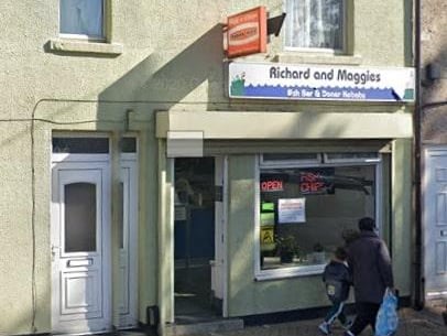 Richard and Maggie's Fish Bar, High Street, Stanton Hill.