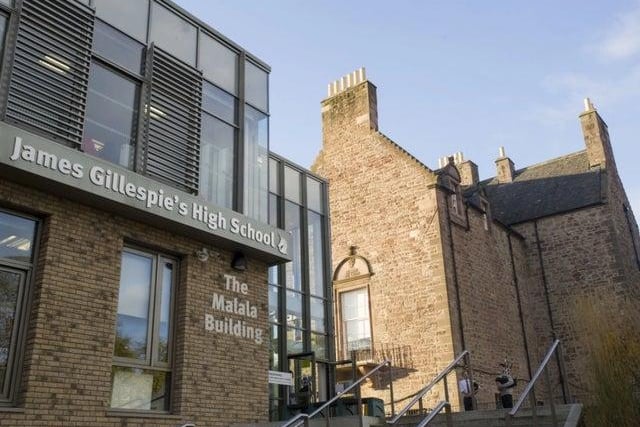 With 66 per cent of pupils achieving five Highers, James Gillespie's High School in Edinburgh stands in eleventh place.