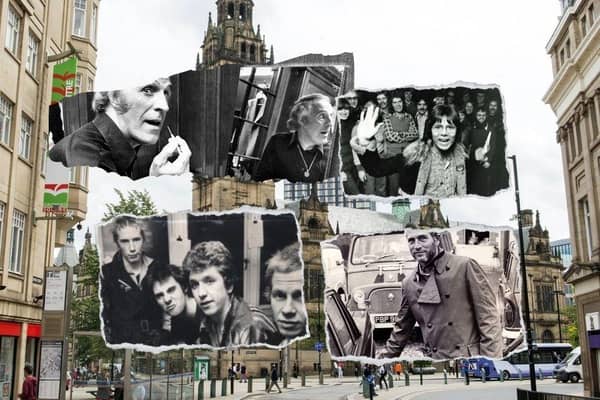 Our gallery shows 30 big name stars to have been seen in and around Sheffield over the years