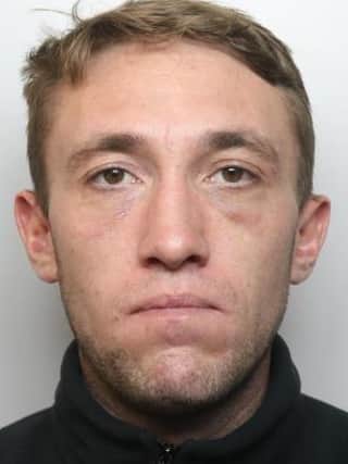 Clint Anderson, 29, is wanted by police in Sheffield in connection with offences including shoplifting and assault