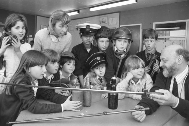 Valley Road School pupils were using artefacts and various antiques to educate the children in humanities. Were you in the picture?