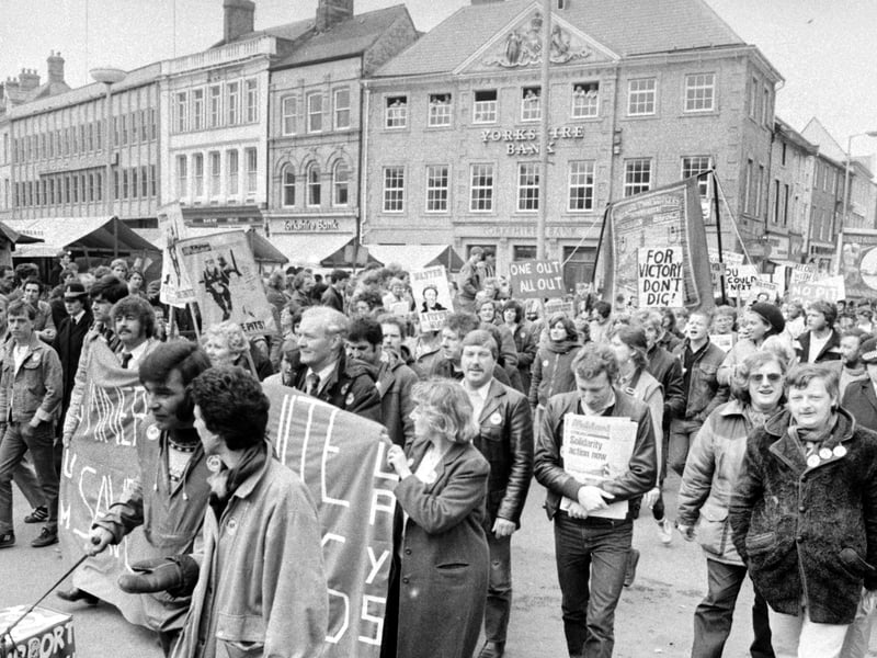 The demonstration and marches against the pit closure programme where attended by thousands.