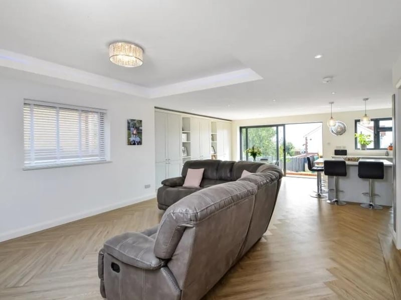 This is what the living room looks like. This four bedroom house in Sea View Road, Drayton is on sale for £725,000.