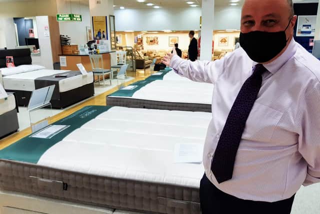 Atkinsons sells up to 70 beds, increasing its range by 15 models in the last year, says marketing manager David Cartwright.