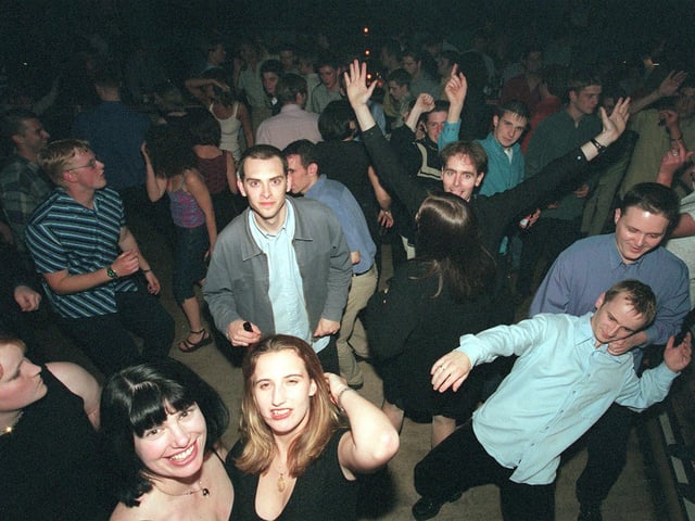 Partying the night away at Uropa in 1999